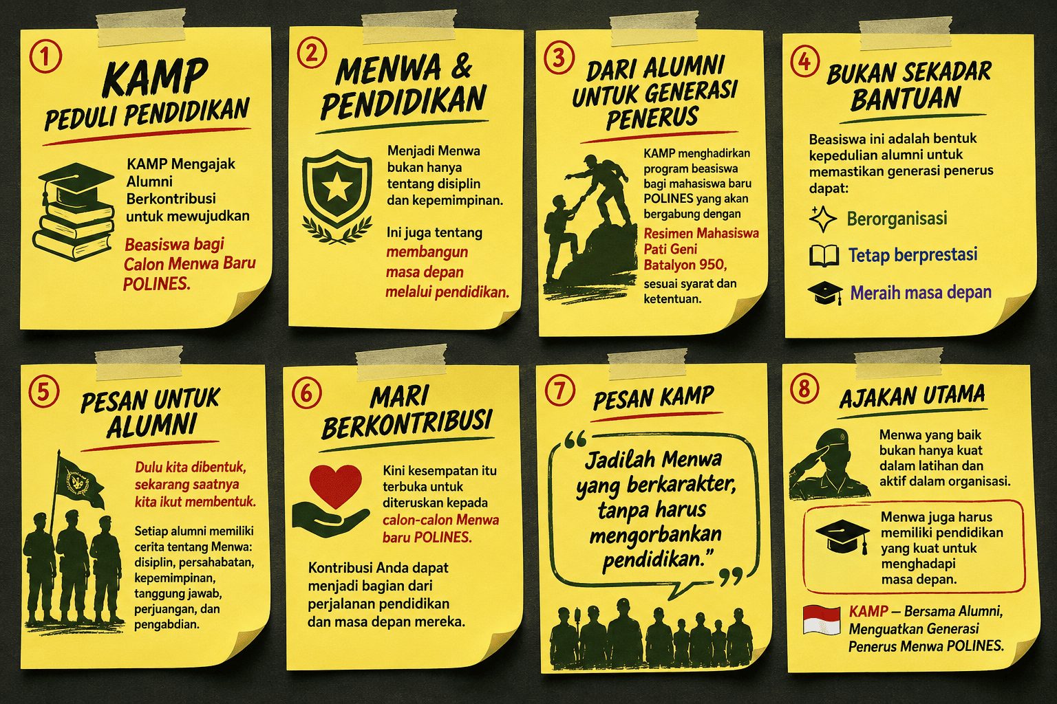 DARI ALUMNI UNTUK GENERASI PENERUS MENWA