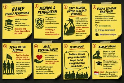DARI ALUMNI UNTUK GENERASI PENERUS MENWA