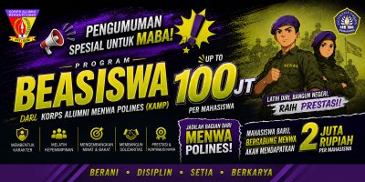 KAMP Siapkan Beasiswa Rp100 Juta bagi Mahasiswa Baru POLINES yang Bergabung dengan Menwa Pati Geni Batalyon 950